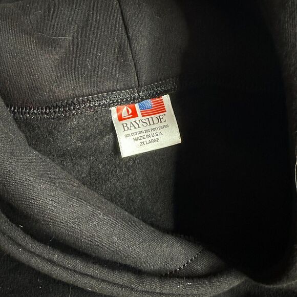 Bruce Springsteen Hoodie Unisex 2XL Black Plus Big Tall Sweatshirt Rocker NWOT - Picture 5 of 7